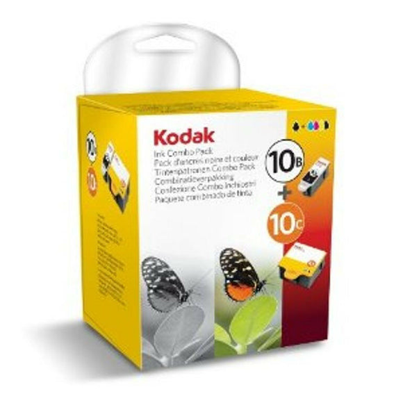 KODAK 10B + 10C BLACK COLOUR INK CARTRIDGE For 7.1 9.1 6.1 9200 7200 Printers BN