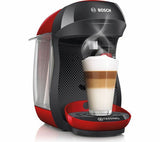Bosch Tassimo Happy TAS1003GB Coffee Machine Espresso Cappuccino Maker Red Black