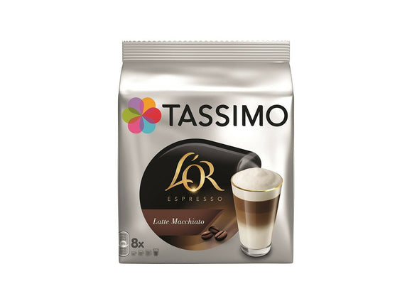 Tassimo LOR Latte Macchiato Coffee (Pack of 5 Total 40 T discs/pods)