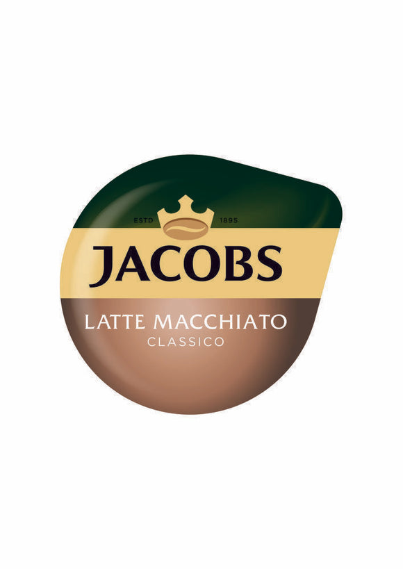 Tassimo Jacobs Latte Macchiato Pod Capsule T-Disc 4 or 8 Cups Taster Loose Pack