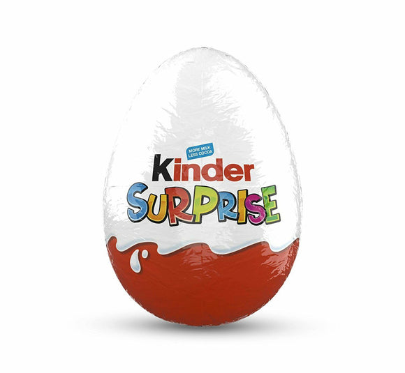 Kinder Surprise Box Milk Chocolate Easter Egg with Kids Toy Pack of 48 X20g