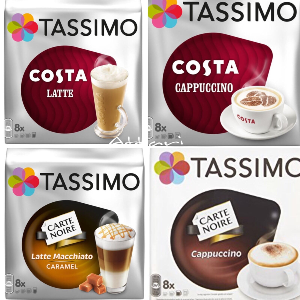 Tassimo LOr Espresso Latte Macchiato Caramel Coffee Discs