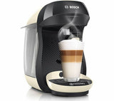 TASSIMO by Bosch Happy TAS1007GB Coffee Machine Cream New Model