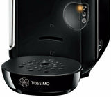 Bosch Tassimo HAPPY Coffee Machine Black + Cadbury Cappuccino Americano Latte