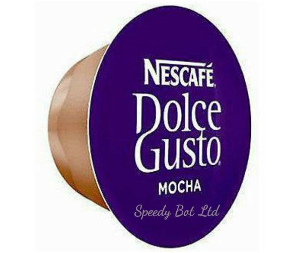 Nescafe Dolce Gusto Mocha Coffee Pods Only, Pack Of 8,16,24,32,40