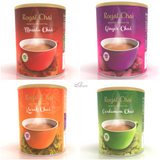 Royal Chai Indian Tea Masala/Karak/Elaichi/Ginger (Sweetened W/O Suger) Tub 400g