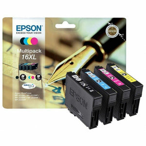 Epson Genuine T1636 16XL BK CMY Ink Multipack for WorkForce WF-2530WF WF-2540WF