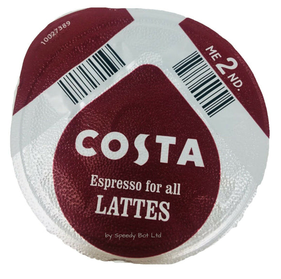 48 X TASSIMO COSTA ESPRESSO COFFEE PODS ONLY T-DISCS (LOOSE) EXPRESSO PODS LATTE