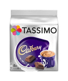 Bosch Tassimo T12 Vivy Coffee Machine Cream + Cadbury Cappuccino Americano Latte