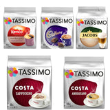 Tassimo 56 Coffee Pod Disc Variety Box Latte Cappuccino Americano Free Shipping