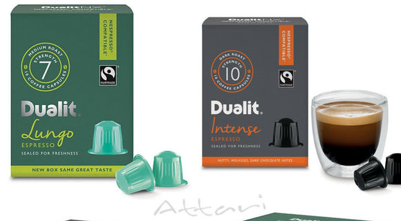 Dualit NX Lungo & Intense Espresso Nespresso 10 20 30 40 80 Coffee Pods Capsules