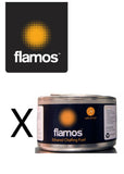 Flamos 3 Hrs Ethanol Gel Chafing Fuel Catering BBQ Buffet Camping 1 3 6 9 15 Pcs