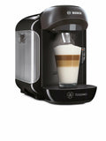Bosch Tassimo HAPPY Coffee Machine Black + Cadbury Cappuccino Americano Latte