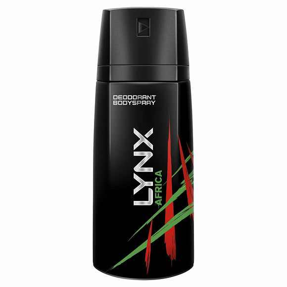 LYNX AFRICA AEROSOL DEODORANT MEN BODY SPRAY 200ML 150ML 1 3 6 PACK