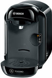 Bosch Tassimo HAPPY Coffee Machine Black + Cadbury Cappuccino Americano Latte