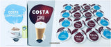 Tassimo Costa Strong Latte Coffee with Cappuccino Milk Pods 16 FFP (Double Shot)