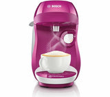 Bosch TASSIMO Happy TAS1001GB Coffee Machine Purple & White