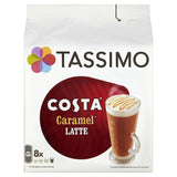 Tassimo Costa 4 Pack - Latte Caramel Cappuccino Americano 64 T Discs Pods 40 Cup