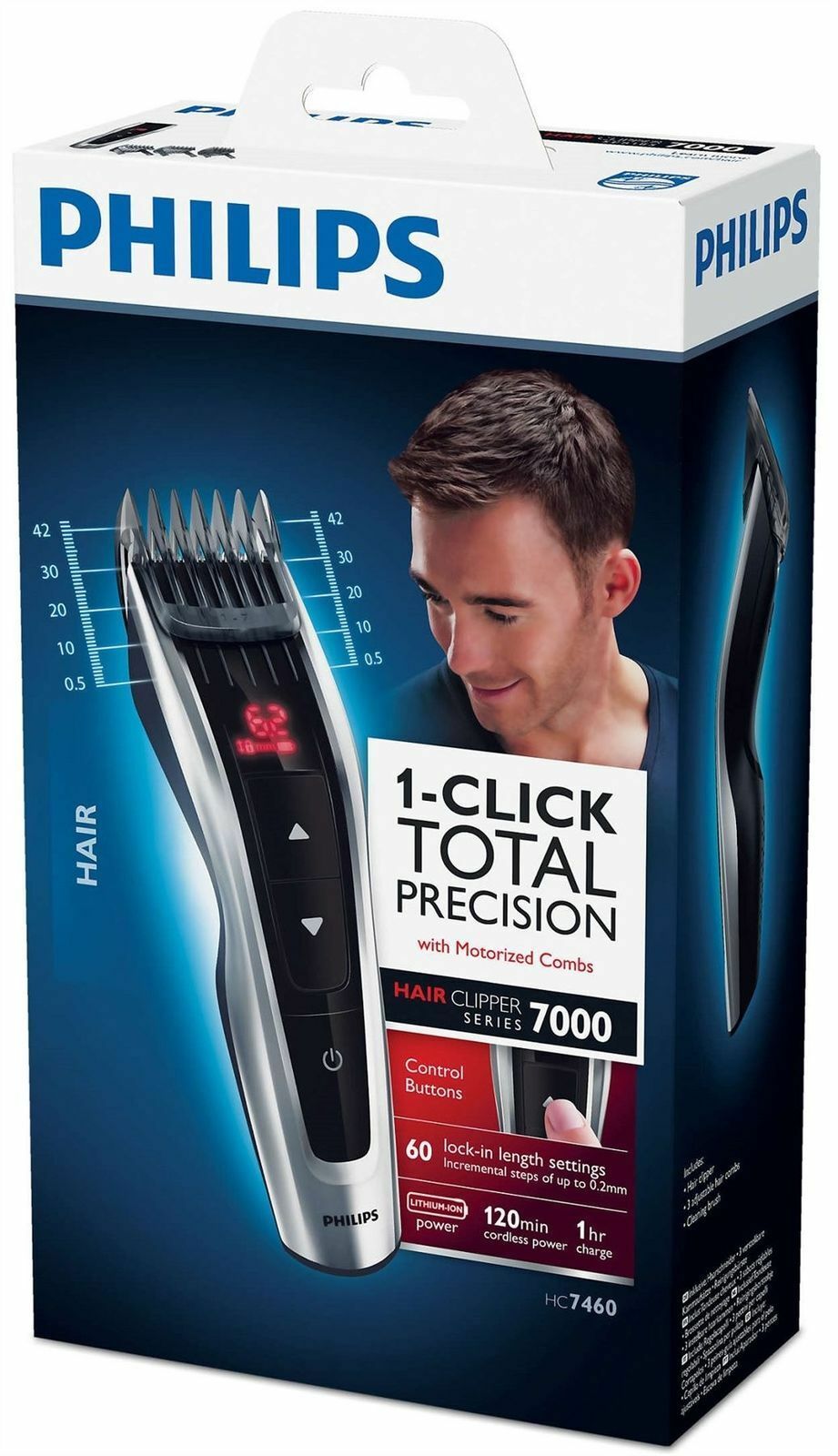 Philips HC7460 13 Hairclipper Series 7000 Hair Clipper DualCut. New in Speedy Bot Limited