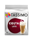 Bosch Tassimo T12 Vivy Coffee Machine Cream + Cadbury Cappuccino Americano Latte