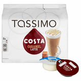 TASSIMO Costa Caramel Latte Coffee Pods T-Discs Pack of 5, 40 Drinks Next Day 24