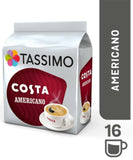 Tassimo Costa Coffee Lovers Bundle Variety Pack Box T-Discs Pods 40 Drinks Cups