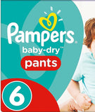 Pampers Baby Dry Nappy Pants Diaper Taped Stretchy Nappies Size 4 5 6 Giga Pack