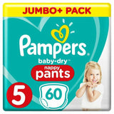 Pampers Baby Dry Nappy Pants Diaper Taped Stretchy Nappies Size 4 5 6 Giga Pack