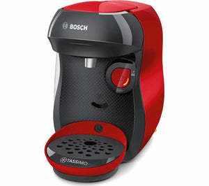 Bosch Tassimo Happy TAS1003GB Coffee Machine Espresso Cappuccino Maker Red Black