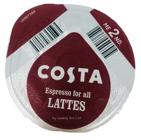 Tassimo Costa Latte Caramel Vanilla Ginger Pods 8 16 24 32 40 (NO Milk Creamer )