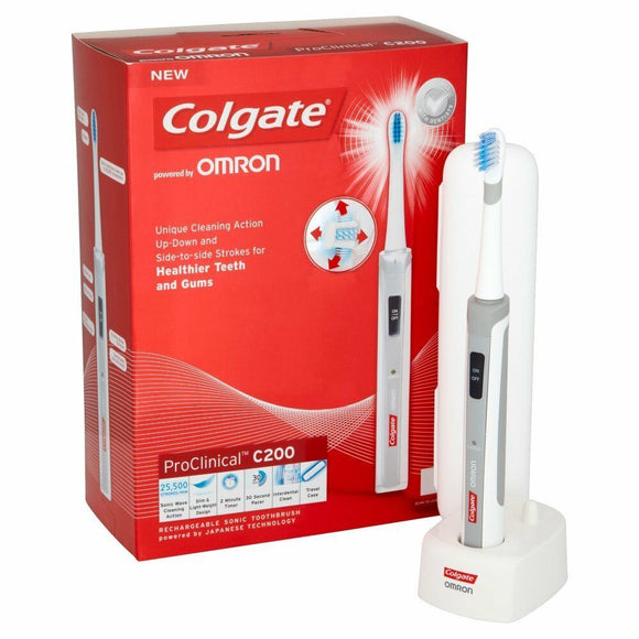 Colgate C200 ProClinical Rechargeable Sonic Electric Toothbrush by OMRON B New