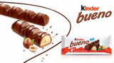 KINDER BUENO 2 BAR 30 24 18 12 6 PACKETS 43g CHOCOLATE IN DATE By Ferrero