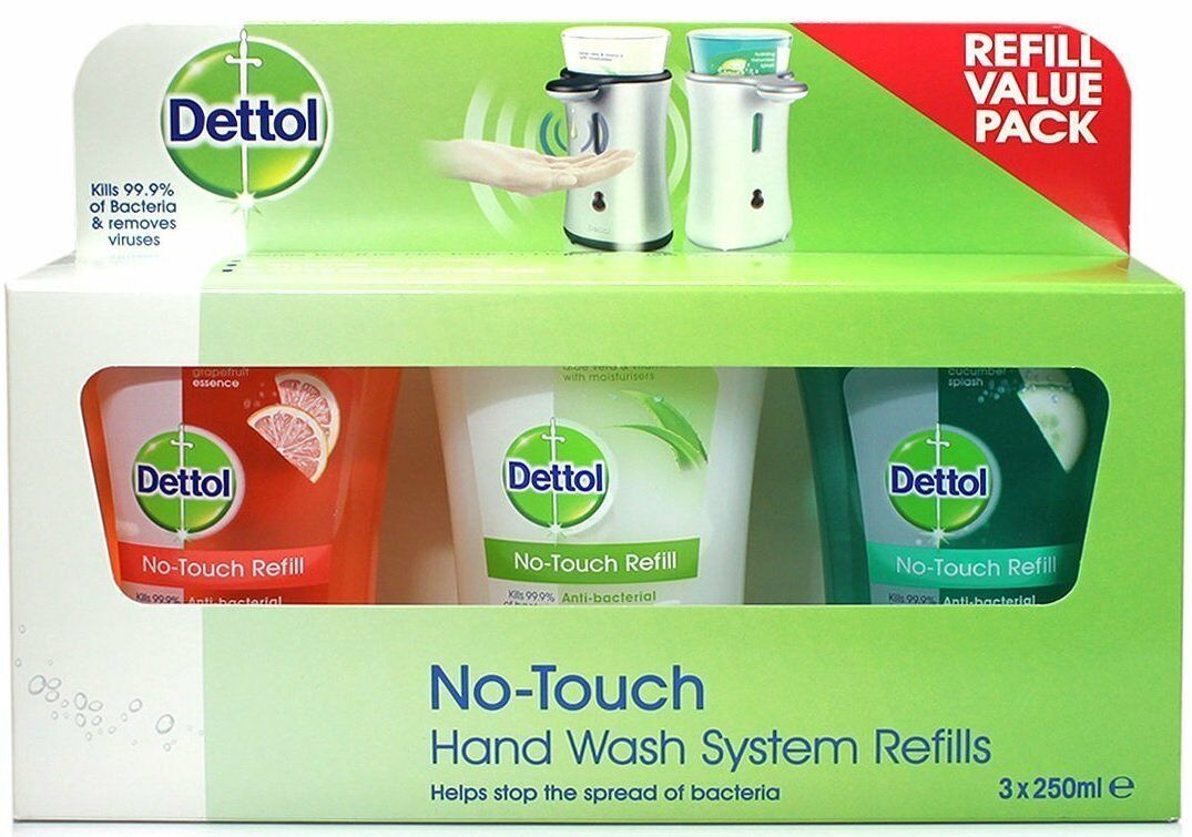Dettol No Touch E45 Hand Wash Refills Rose & Shea Butter Hydrate Moist   Speedy Bot Limited