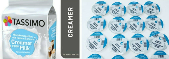 Tassimo Milk Creamer 8x5 40 T DISC Pods Sold Loose for Tassimo Coffee Machines