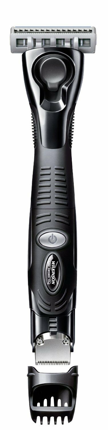 Wilkinson Sword Quattro Titanium Precision Razor Trimmer Shave Trim Edge for Men