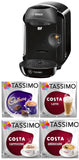 Bosch Tassimo HAPPY Coffee Machine Black + Cadbury Cappuccino Americano Latte