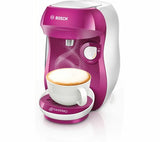 Bosch TASSIMO Happy TAS1001GB Coffee Machine Purple & White