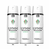Lynx Africa XL Anti-Perspirant Deodorant Aerosol Mens BodySpray 200ml 1 3 6 Pack