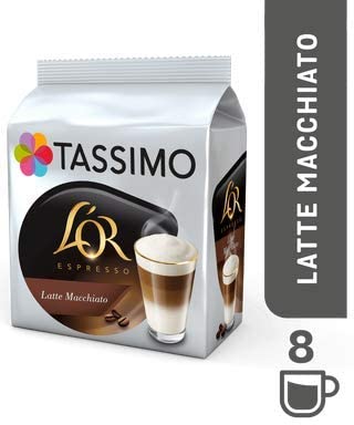 Tassimo Coffee Pods LOR Latte Macchiato T Discs 5 Packs (40 Drinks)