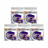 Tassimo Coffee Hot Chocolate Tea Latte Milk Espresso Kenco Costa L'OR 5 Pack Pod